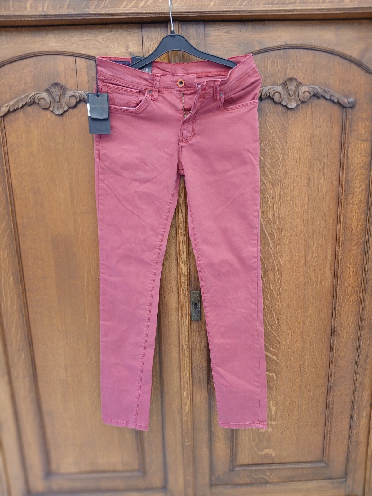 Pascucci Nieuwe Rode Jeans Maat 30/34, Ophalen of Verzenden, Maat 36 (S), Lang, Rood