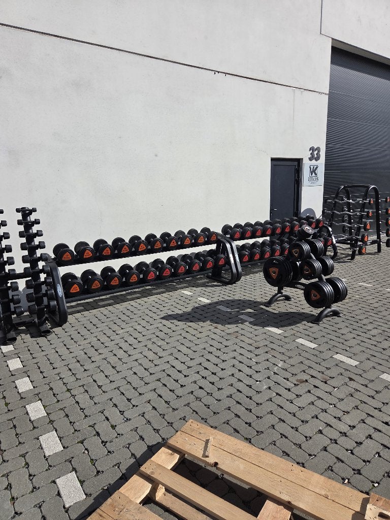 Ziva Dumbbell & Barbell Set (1-50kg, 10-30kg), set schijven