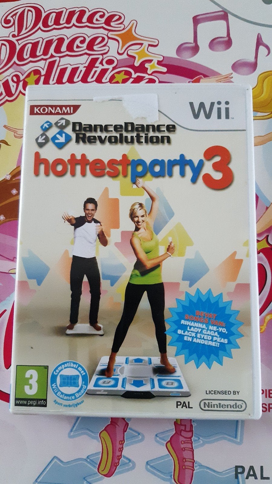 Wii game, hottest party 3 met bijpassende speelmat, Muziek, Gebruikt, 1 speler, Ophalen of Verzenden