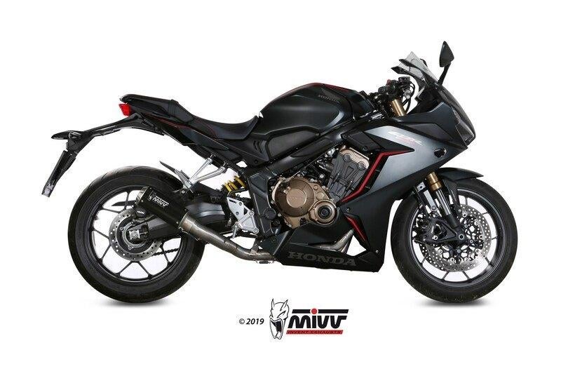 MIVV MK3 Full Uitlaat Systeem - Zwart Honda CB 650 R / CBR, Ophalen of Verzenden, Nieuw