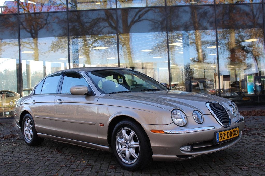 Jaguar S-Type 3.0 V6 NIEUWE APK! NETTE AUTO, Auto's, Oldtimers, 238 pk, Beige, Beige, Origineel Nederlands
