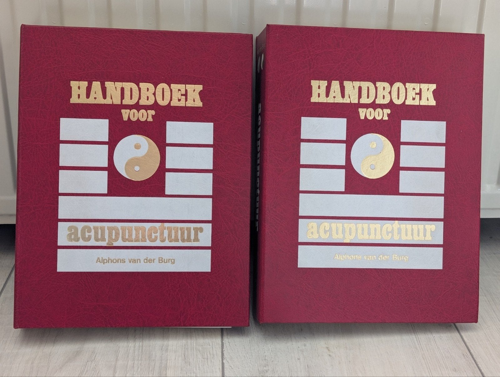Handboek voor Acupunctuur delen A t/m D, Gelezen, Spiritualiteit algemeen, Alphons van der Berg, Ophalen of Verzenden