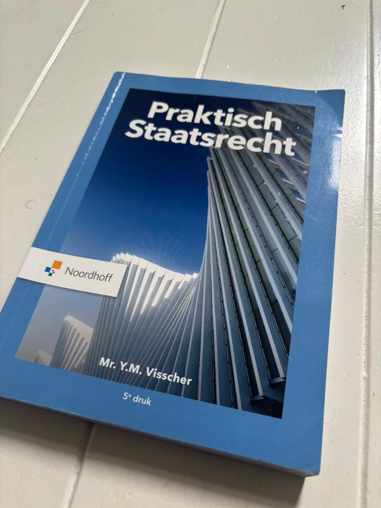 Praktisch Staatsrecht - Mr. Y.M. Visscher - 5e druk, Ophalen of Verzenden, Alpha, Zo goed als nieuw, HBO