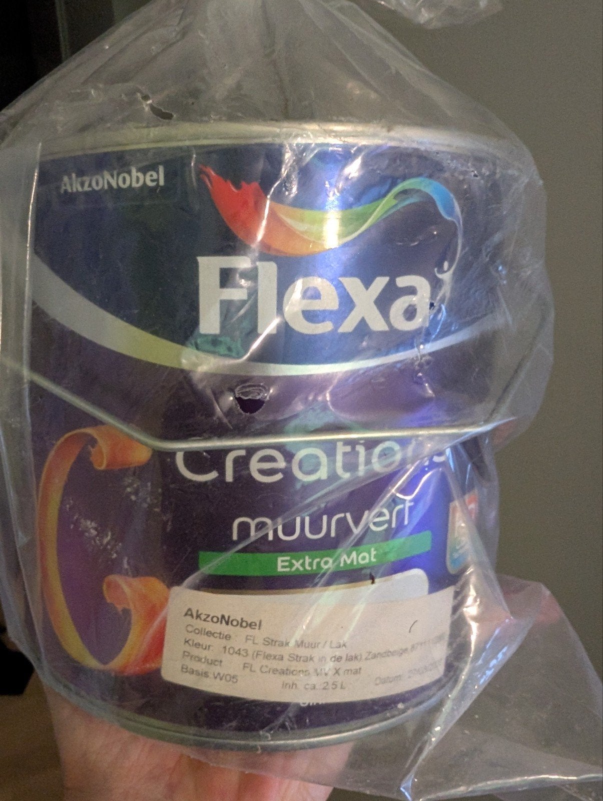 Flexa Creations extra mat Zand, Beige, Nieuw, Ophalen of Verzenden, Verf