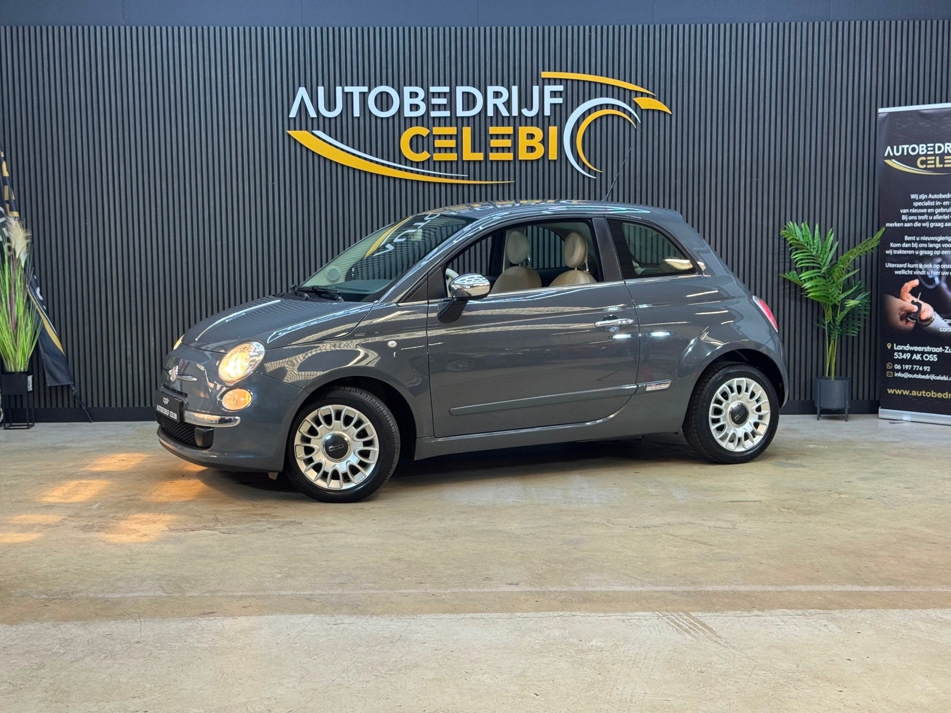 Fiat 500 0.9 TwinAir Pop 2012 GRIJS AIRCO|NAP|ELEKTRRAMEN, Auto's, Fiat, Voorwielaandrijving, 86 pk, Gebruikt, 905 kg