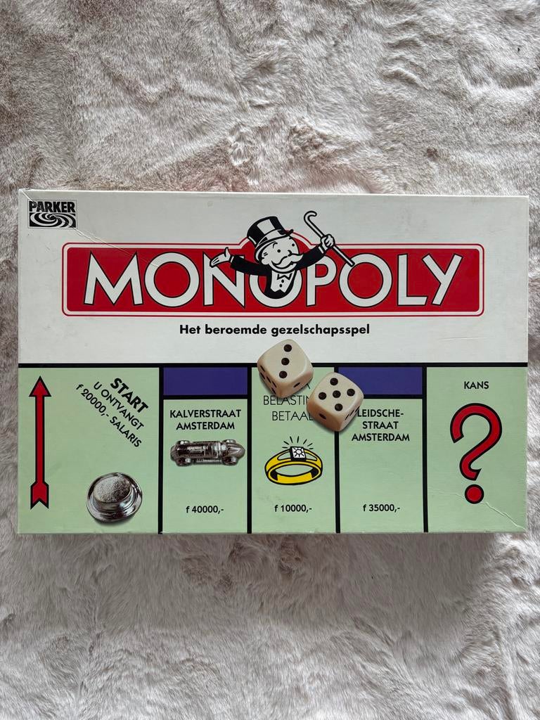 Monopoly - Het beroemde gezelschapsspel (Parker), Hobby en Vrije tijd, Gezelschapsspellen | Bordspellen, Drie of vier spelers