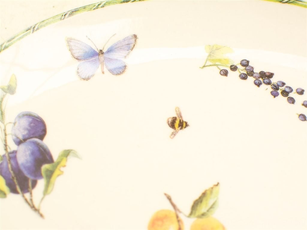 Fruit &Flowers schaal 32118, Huis en Inrichting, Keuken | Servies, Gebruikt, Ophalen of Verzenden, Bord(en), Overige stijlen
