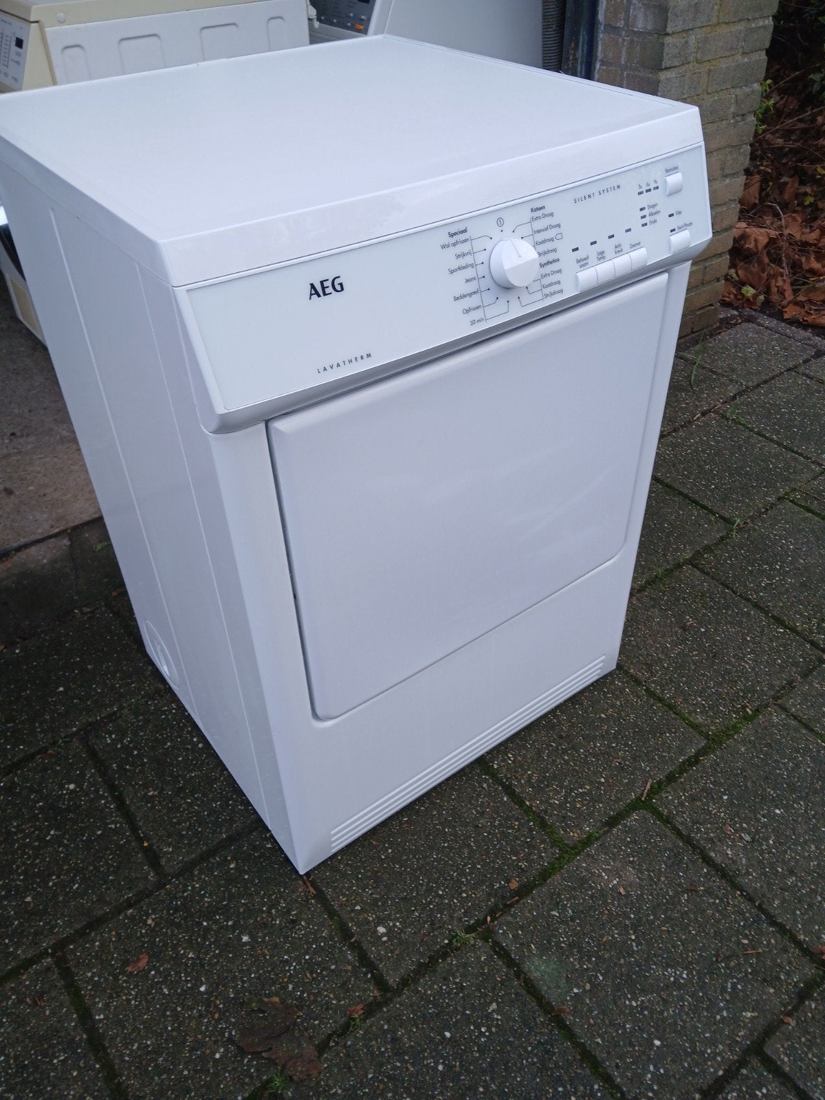 luchtdroger Aeg lavatherm 7kg energie-B nieuwstaat!, Witgoed en Apparatuur, Wasdrogers, Ophalen, 6 tot 8 kg, Minder dan 85 cm