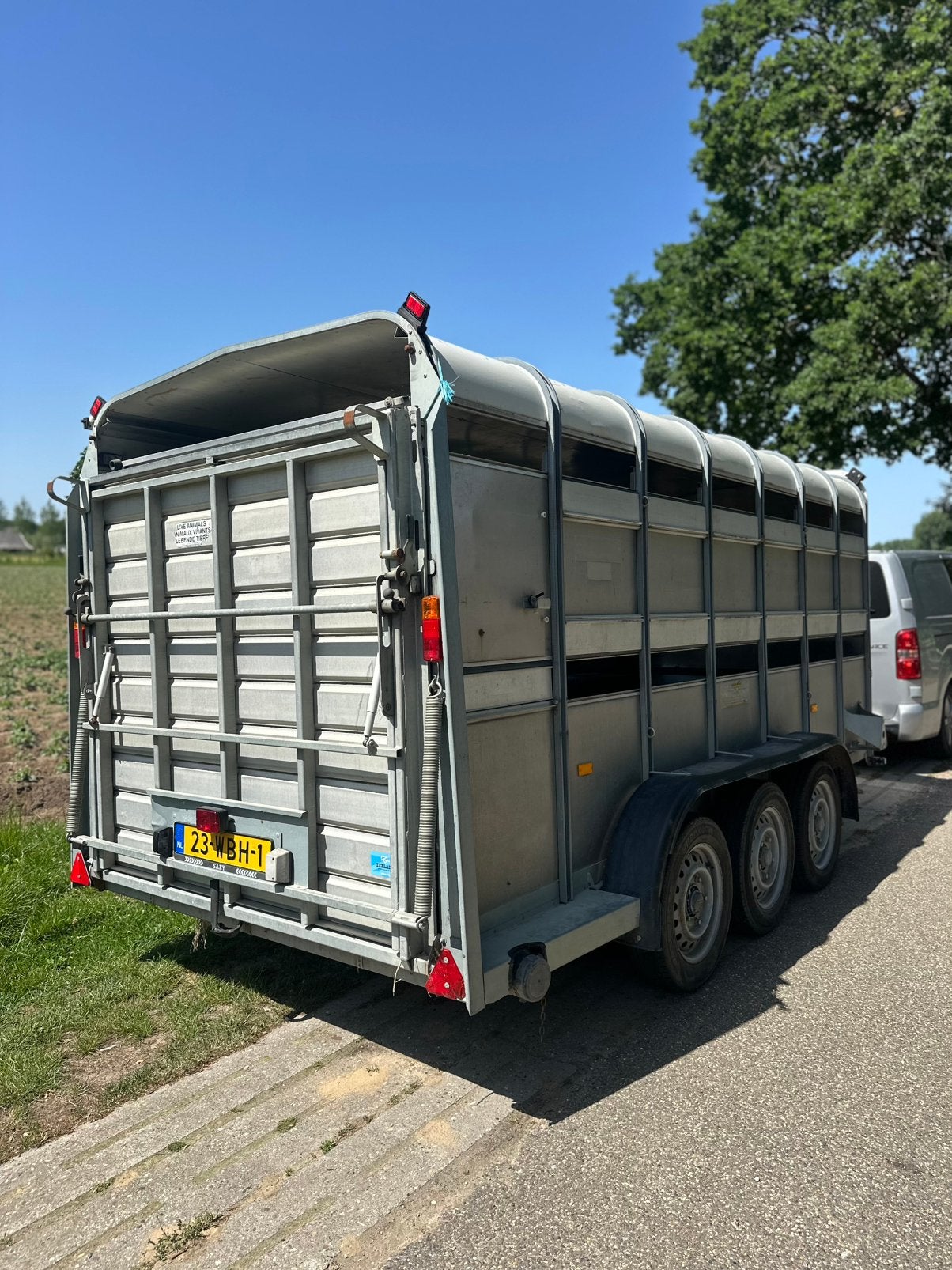 Ifor Williams Veetrailer tridem drieas !!, Ophalen of Verzenden
