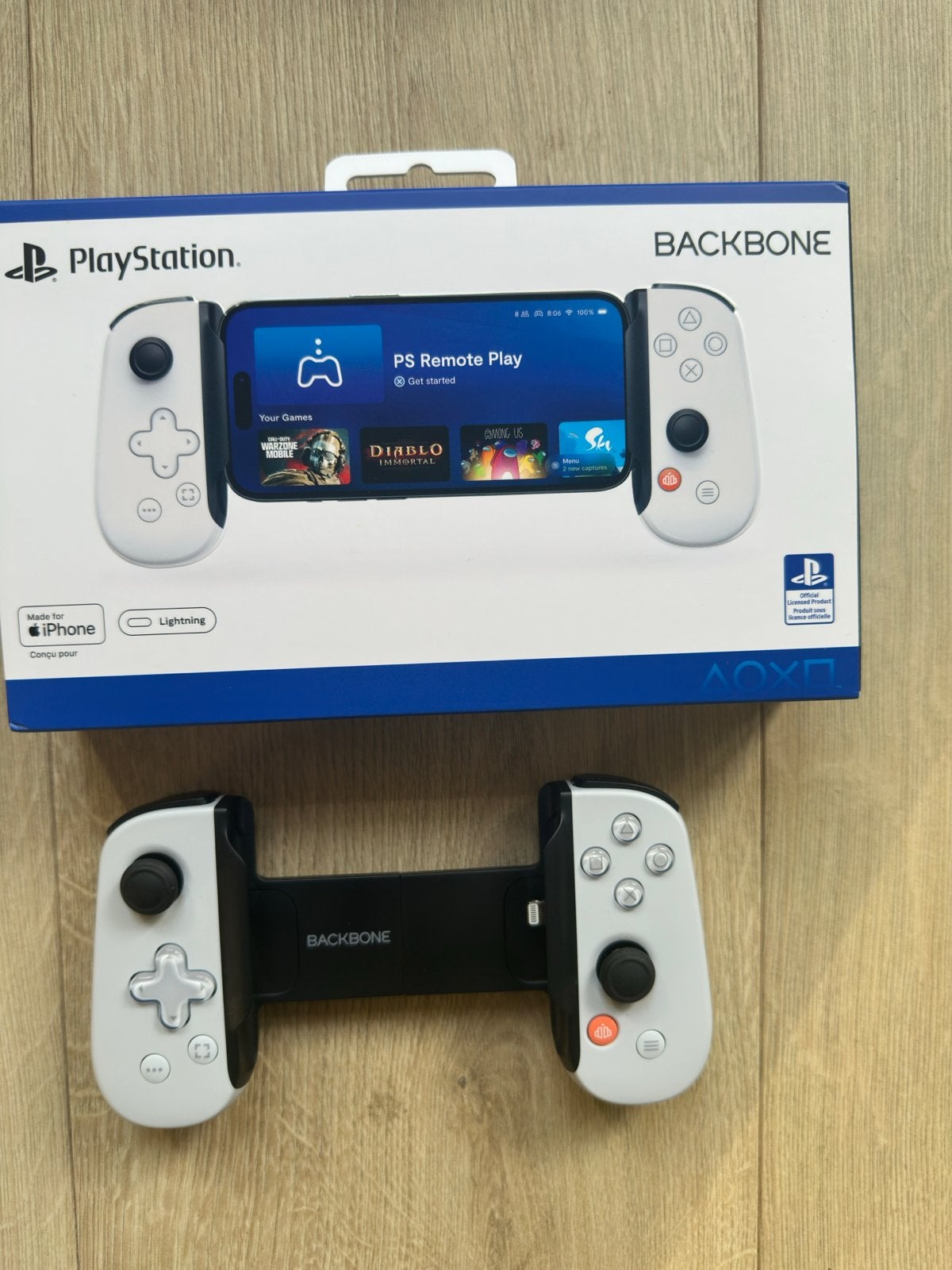 Backbone One PlayStation lightning Gen2, Verzenden, Zo goed als nieuw, Controller, PlayStation 4