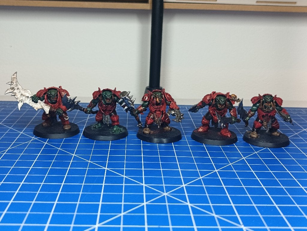 Warhammer Age of Sigmar Orruk Brutes Set 4, Hobby en Vrije tijd, Gebruikt, Warhammer, Ophalen of Verzenden, .