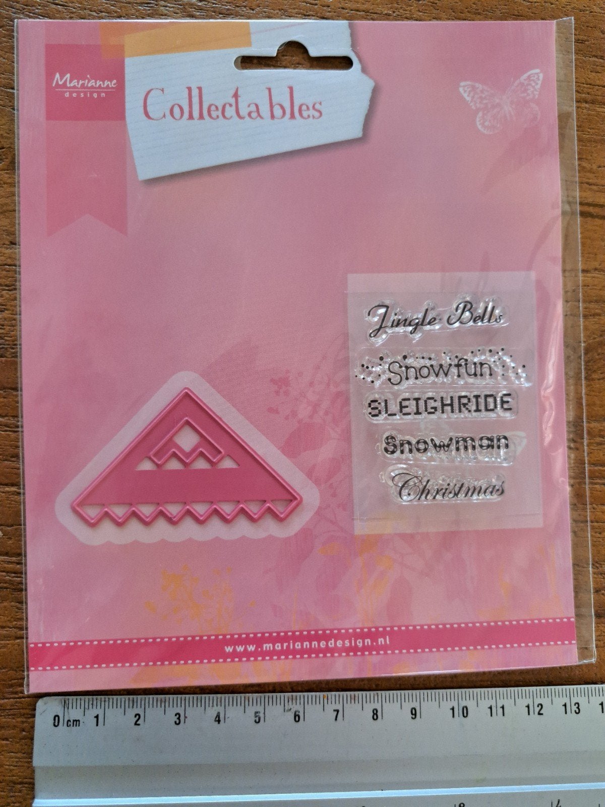 MARIANNE DESIGN STEMPEL SNIJMAL IJSKRABBER WINTER KERST, Ophalen of Verzenden, Nieuw, Kerst, Pons of Mal