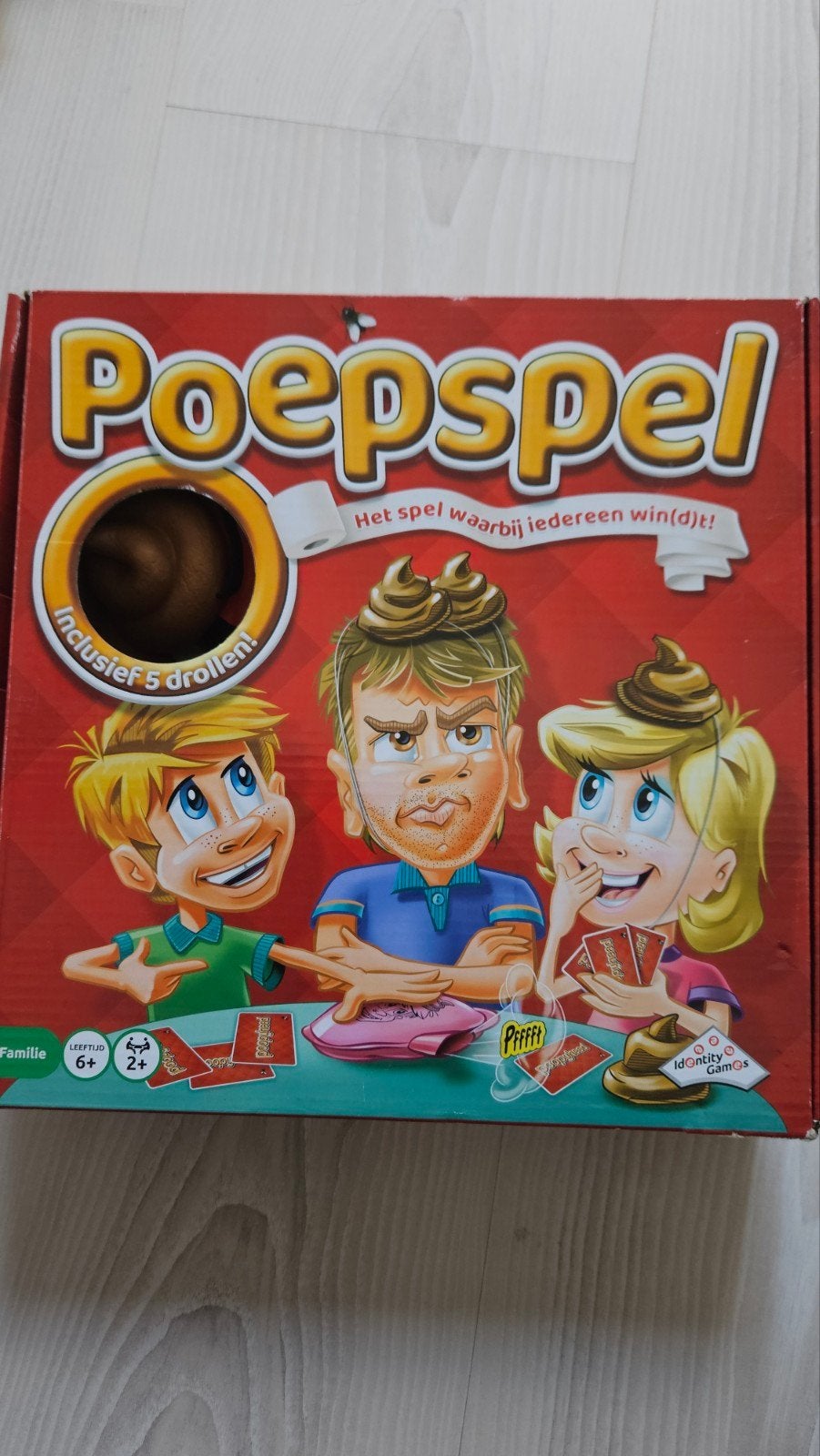 Poepspel - Het hilarische spel voor jong en oud!, Hobby en Vrije tijd, Een of twee spelers, Ophalen of Verzenden, Zo goed als nieuw