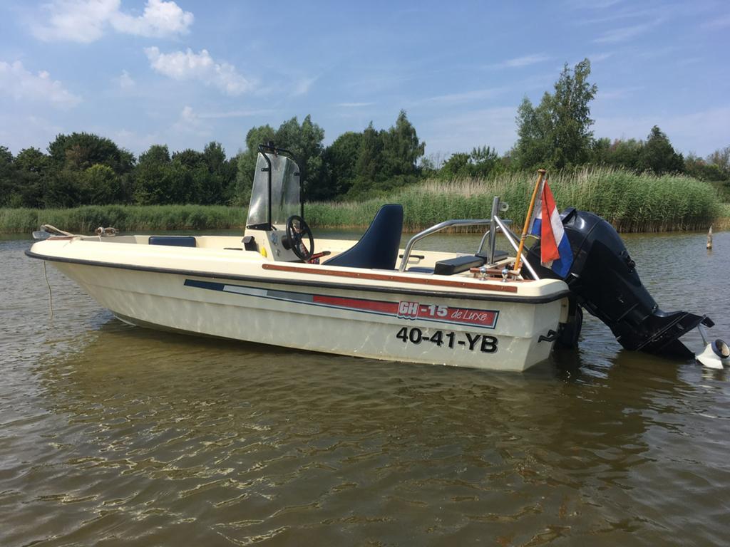 Stabiele tour, vis, console boot incl.50HP Evinrude outboard, Watersport en Boten, Overige merken, Gebruikt, Overige brandstoffen