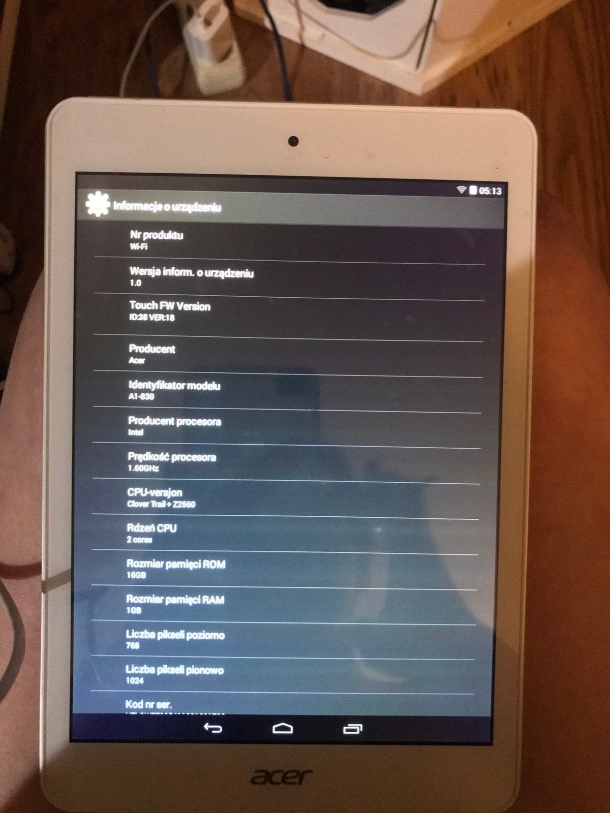 Tablet Acer Intel Inside 16GB, 10 inch, A1311, Gps, Ophalen of Verzenden