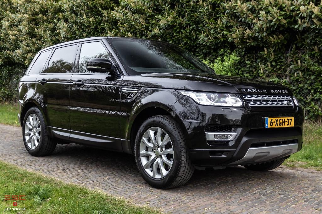 Land Rover Range Rover Sport 3.0 SDV6 AUT 2013 Zwart, Auto's, Land Rover, Euro 5, Zwart, 2993 cc, 255 €/maand