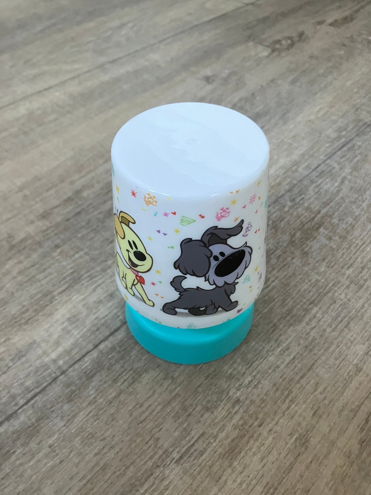 Woezel & Pip Nachtlampje blauw, Huis en Inrichting, Werkt op batterijen, Ophalen of Verzenden, Zo goed als nieuw, Wit
