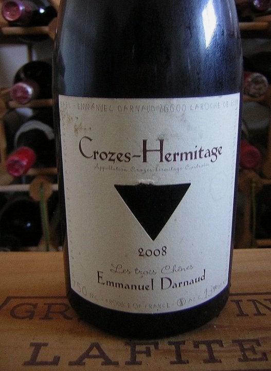 wijn 2008 Crozes Hermitage Les Trois Chenes, Frankrijk, Nieuw, Ophalen of Verzenden, Rode wijn