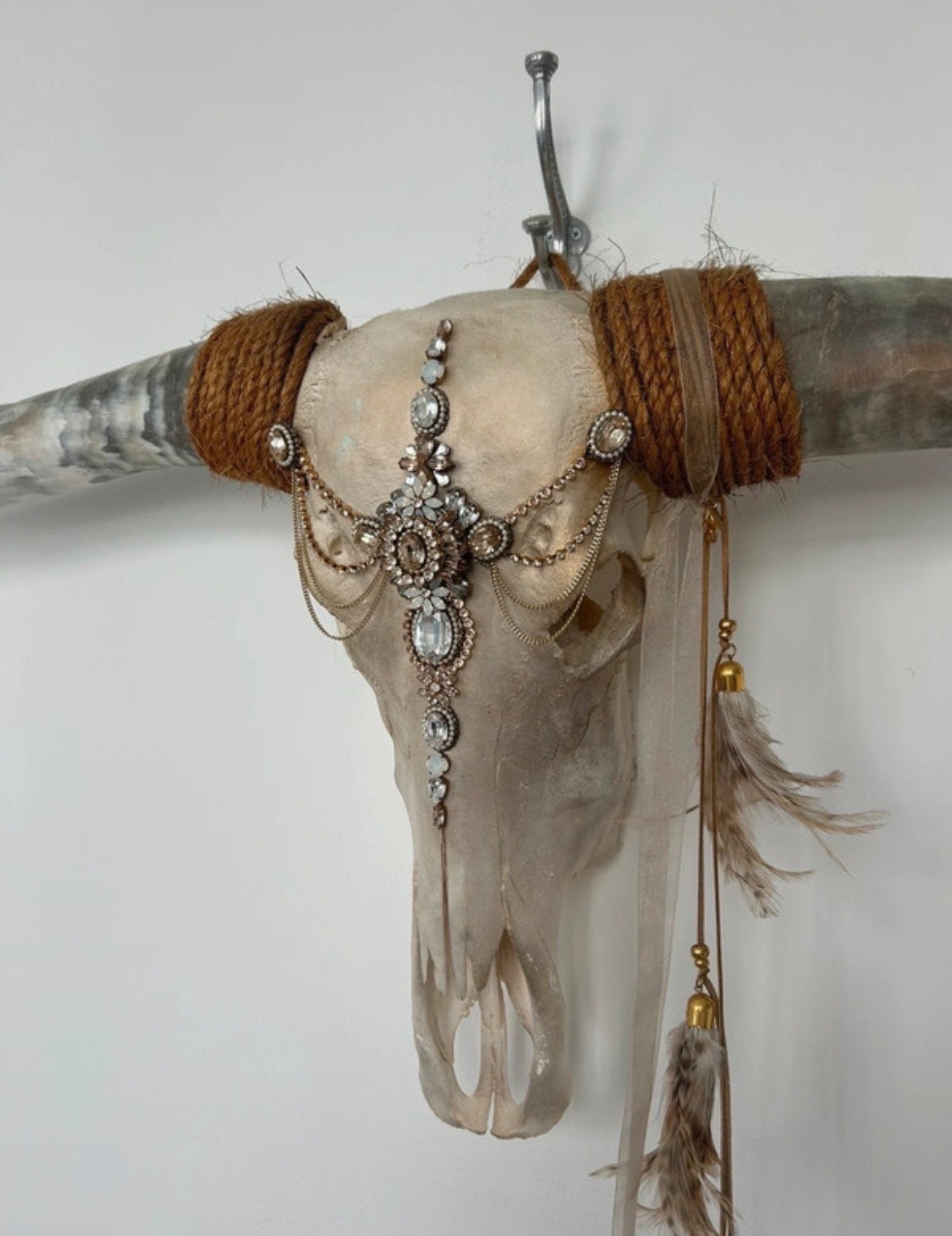 Godly schedel met echte Swarovski kristallen, Ophalen, Meerkleurig, Overige materialen, Overige stijlen