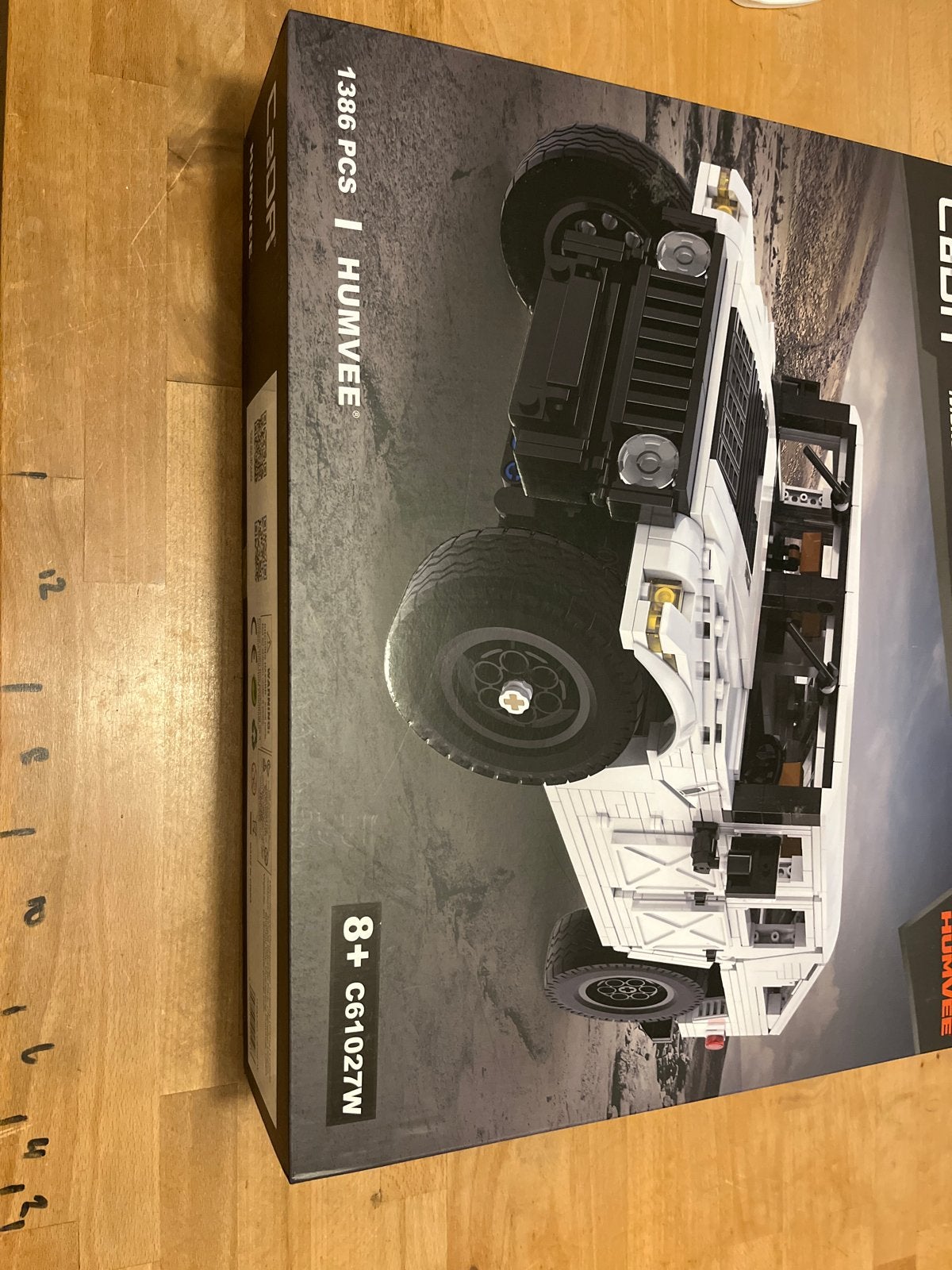 CaDA Humvee C61027W Bouwset - 1386 Stuks, Verzenden, Zo goed als nieuw, Overige merken