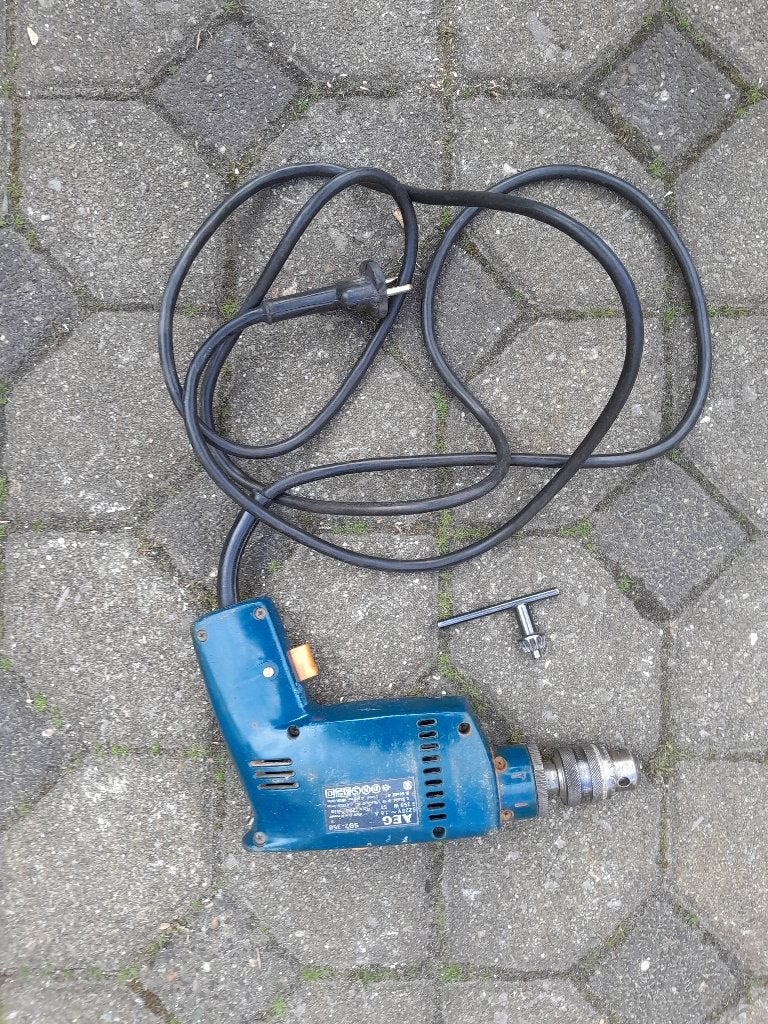 Boormachine AEG, Ophalen, Gebruikt, Boormachine, Klopboormechanisme