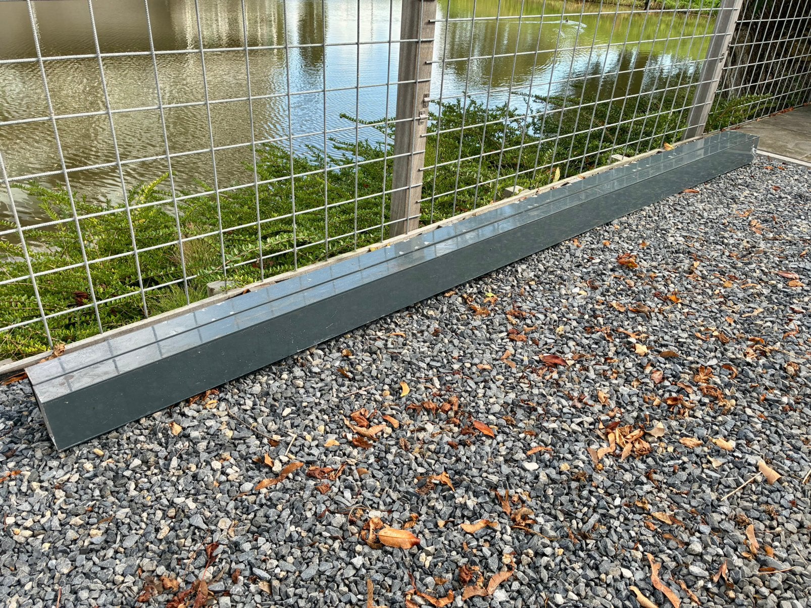Funderingsbalk aluminium 65/105mm x 275cm (antraciet) - 2 st, Ophalen, Nieuw, Aluminium