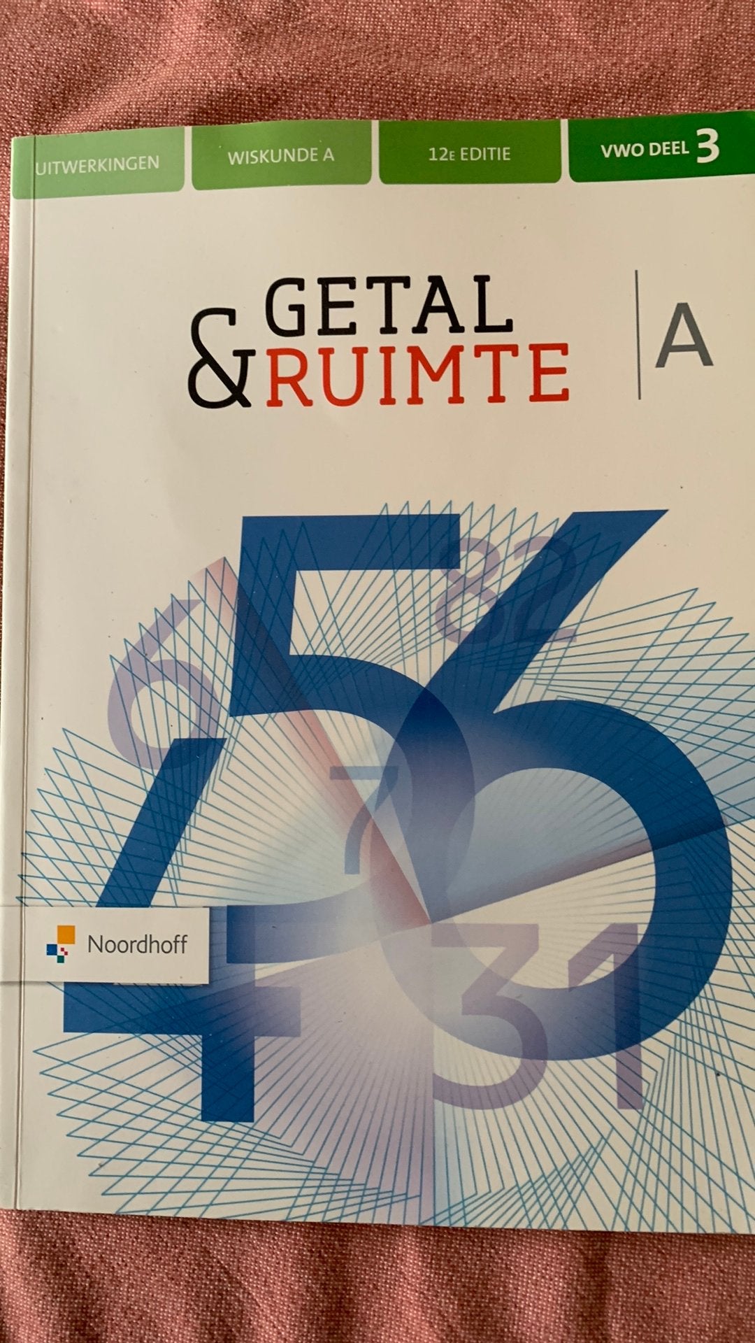 Wiskunde A vwo deel 3 uitwerkingen, Boeken, Ophalen of Verzenden, Gelezen, VWO