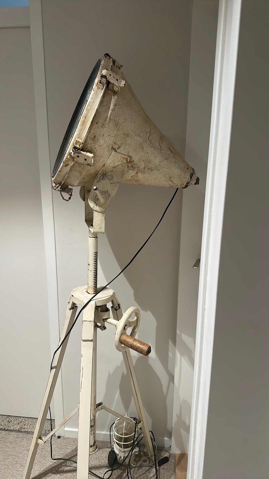 Industriele lamp, Ophalen, Zo goed als nieuw, Metaal, 100 tot 150 cm