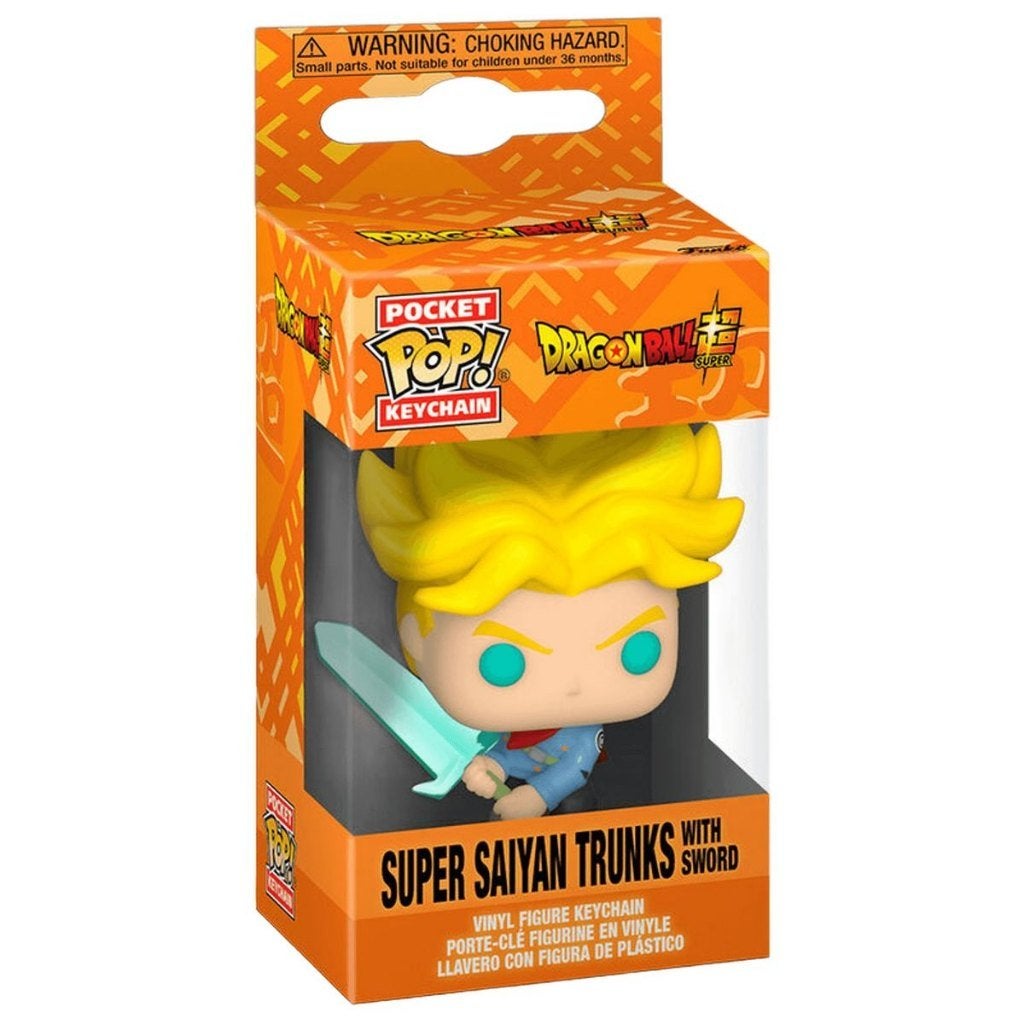 Pocket Pop Keychain Dragon Ball Super Saiyan Trunks With Swo, Heo GmbH, Nieuw, Ophalen of Verzenden, Info@heogmbh.de