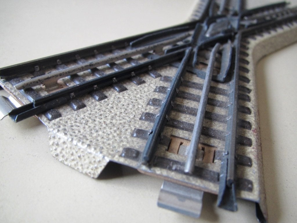 MäRKLIN H0 3600 K kruispunt uit 1948 massief messing800, Wisselstroom, Rails, Ophalen of Verzenden, Zo goed als nieuw