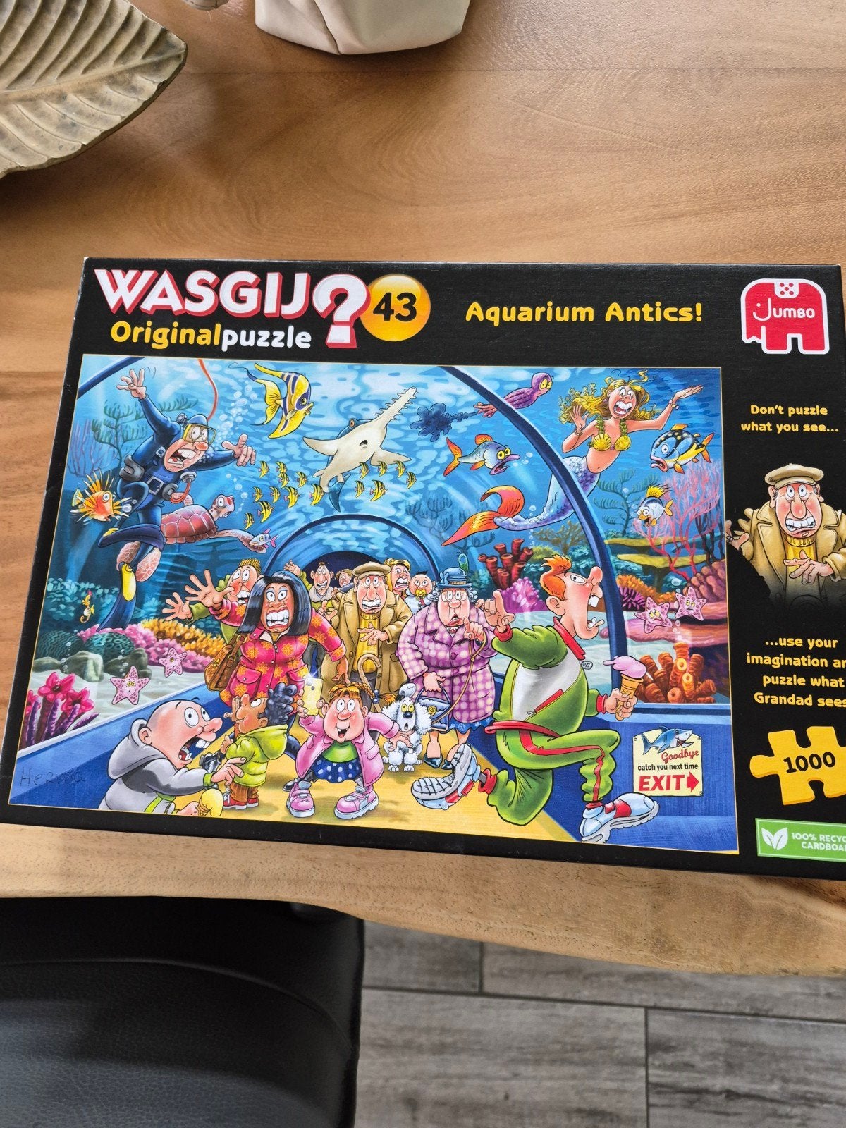 wasgij puzzel 1000 stukjes, Hobby en Vrije tijd, Ophalen of Verzenden, 500 t/m 1500 stukjes, Zo goed als nieuw