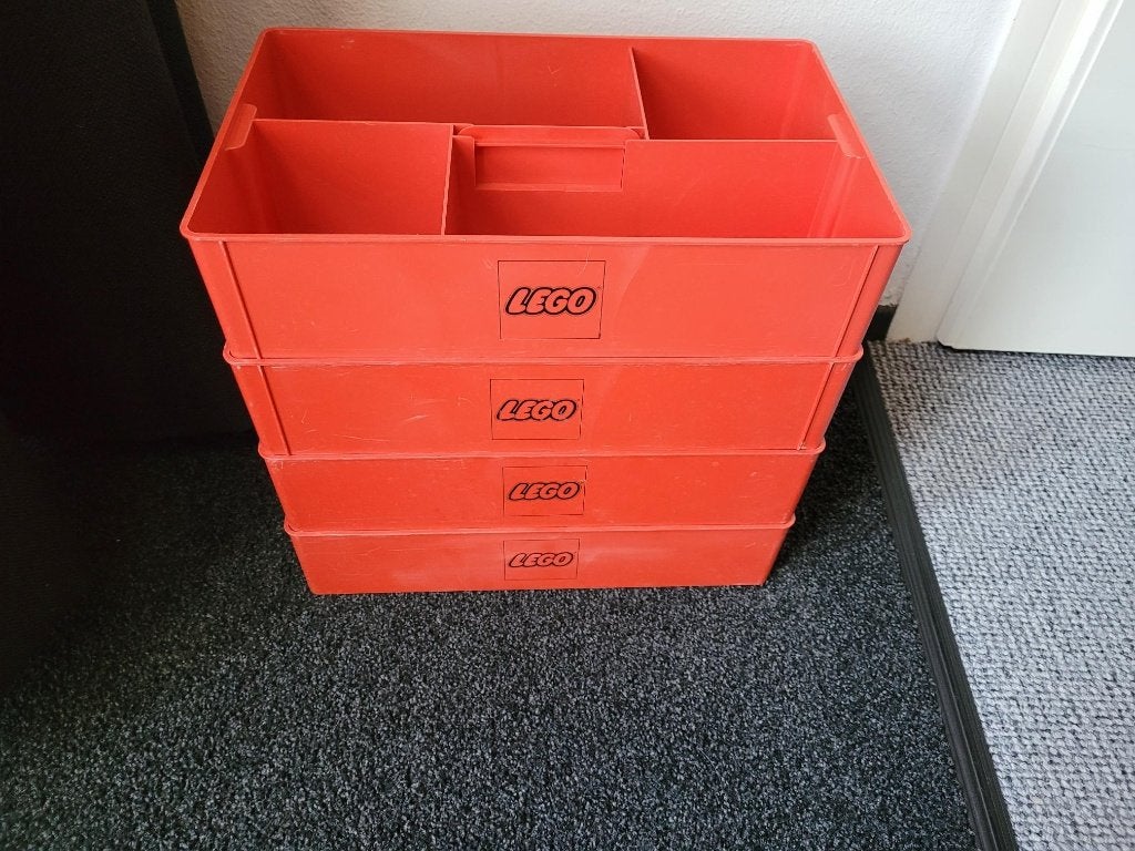 Partij B29=4x Lego stapel kisten van Lego (Nog 14x), Lego, Lego, Gebruikt, Lego