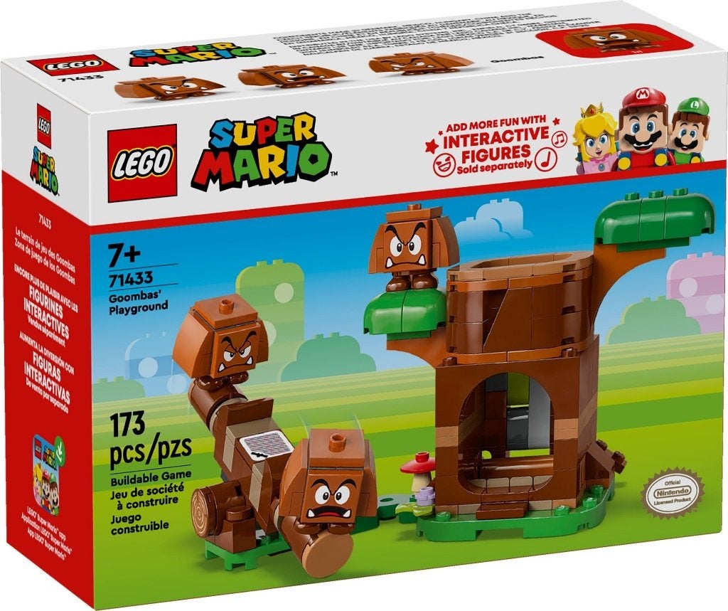 LEGO 71433 Goombas' Playground (Super Mario, Expansion Set), Overige thema's, Nieuw, Ophalen of Verzenden, Complete set