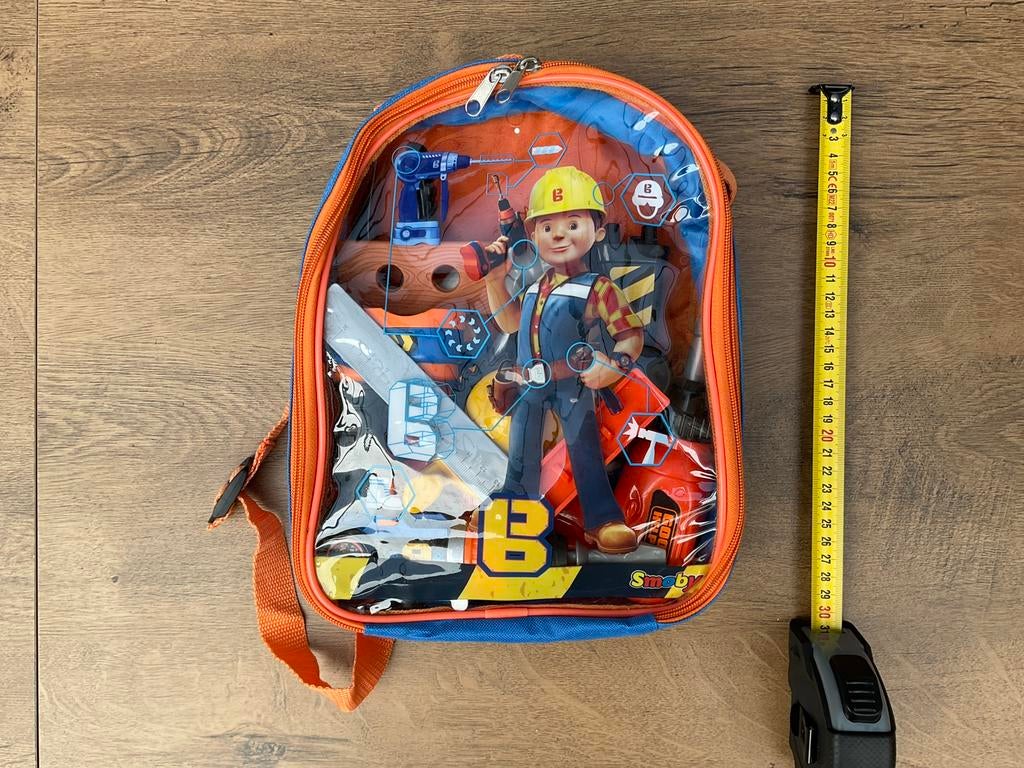 Nieuw zgan Bob de Bouwer gereedschaps rugzak, Verzamelen, Ophalen, Overige figuren, Nieuw, Gebruiksvoorwerp