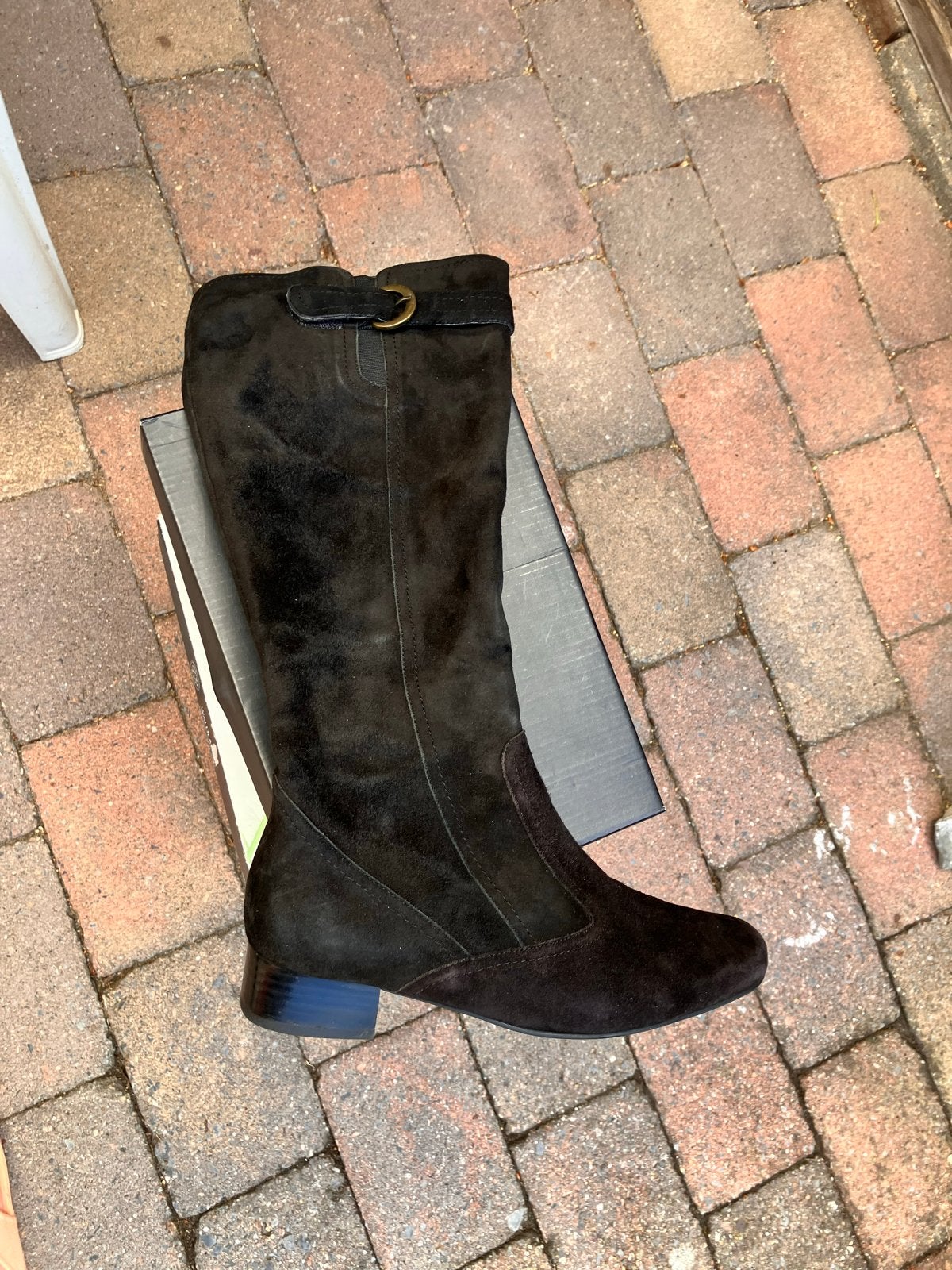 Helioform, suède lange laarzen, maat 40, zwart, Kleding | Dames, Hoge laarzen, Zwart, Ophalen of Verzenden, Gedragen