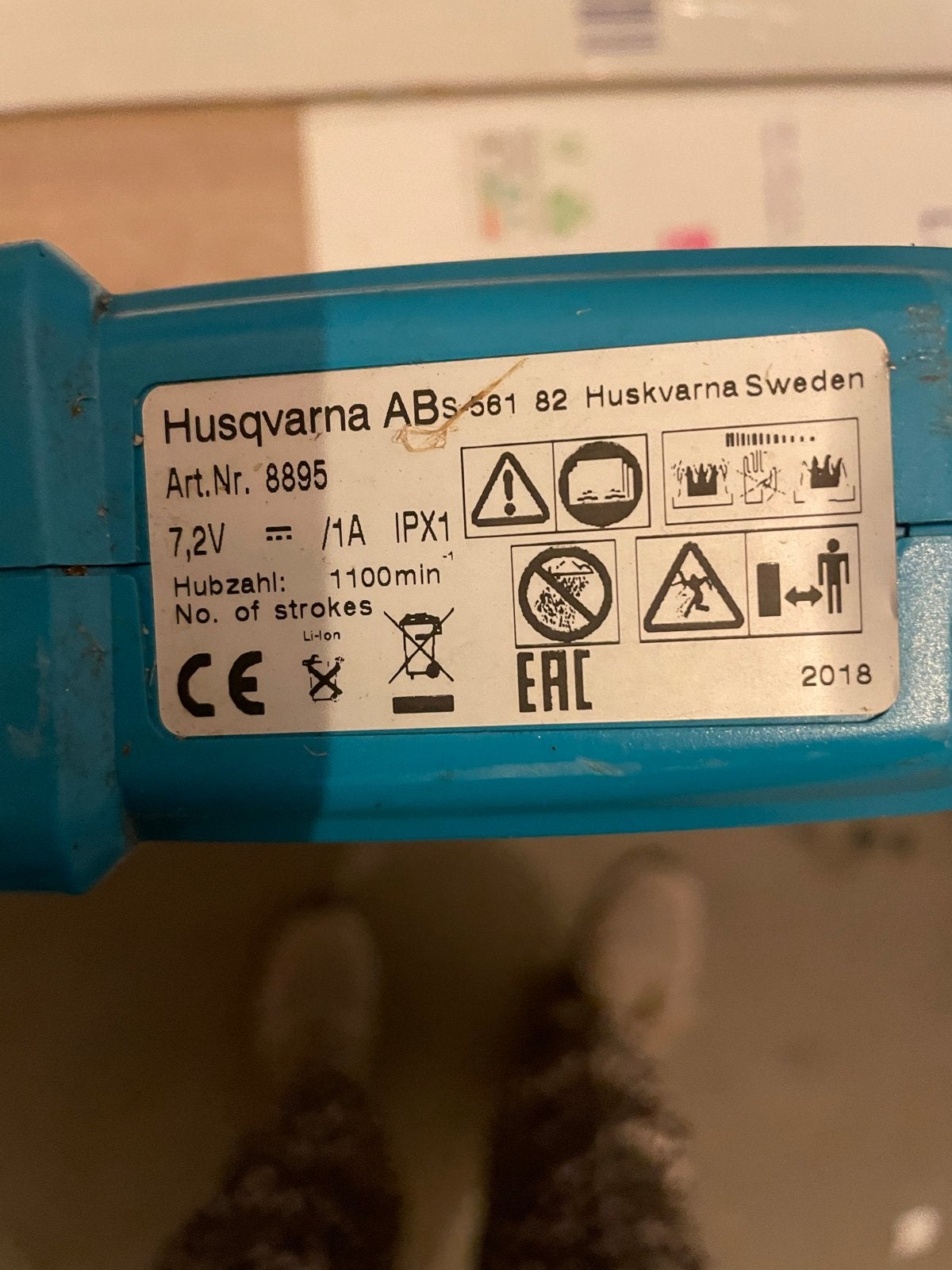 Husqvarna Gardena Accu Graskantenschaar 7,2V, Ophalen, Gebruikt
