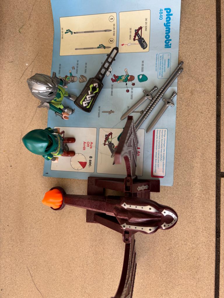 Playmobil 4840 Drakenburcht met ridders en accessoires, Kinderen en Baby's, Speelgoed | Playmobil, Ophalen of Verzenden, Gebruikt