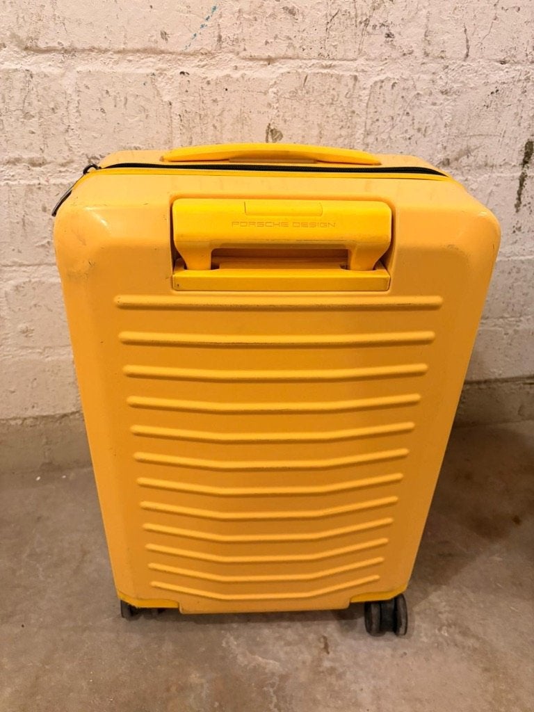 Porsche Roadster Hardcase 4W Trolley / koffer S shiny yellow, Gebruikt, 50 tot 60 cm, Hard kunststof, Verzenden
