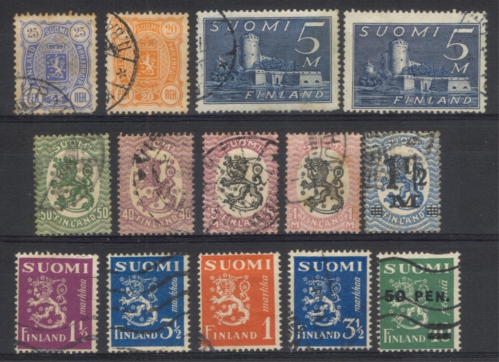 Finland, Verzenden, Finland, Gestempeld