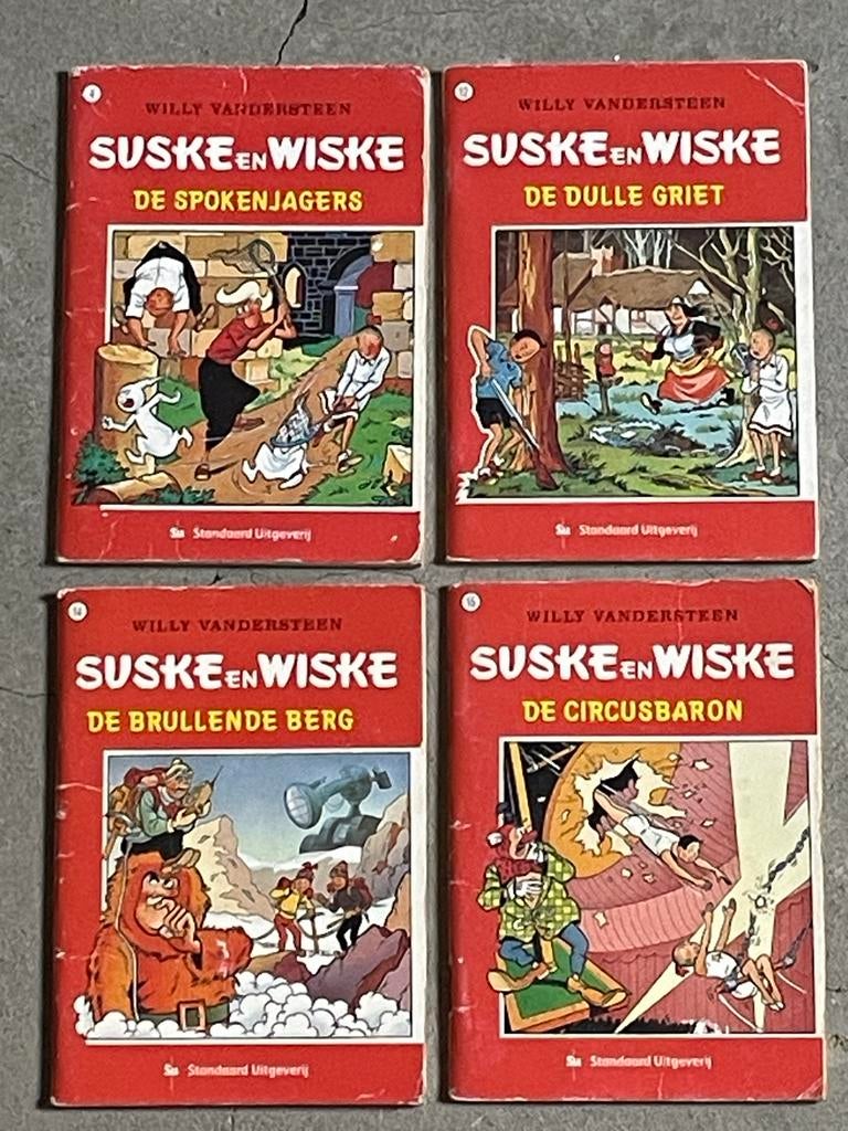 Suske en Wiske mini: Spokenjagers, Dulle Griet enzovoort, Boeken, Stripboeken, Meerdere stripboeken, Verzenden, Gelezen