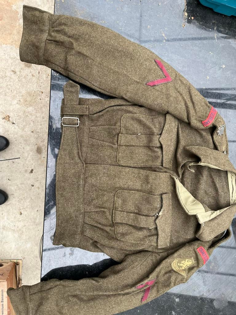 Militaria collectie jaren '50-'60: jassen, broeken, schepjes, Verzamelen, Ophalen, Landmacht, Amerika, Kleding of Schoenen