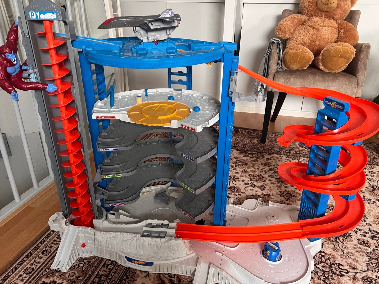 Hot Wheels Gorilla Garage - Grote Parkeergarage Speelset, Ophalen, Gebruikt