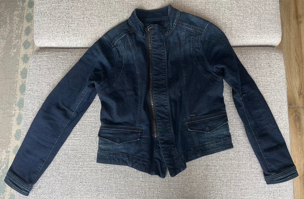 G-Star spijkerjasje kleur blauw - maat M, Maat 38/40 (M), Blauw, Nieuw, Ophalen of Verzenden