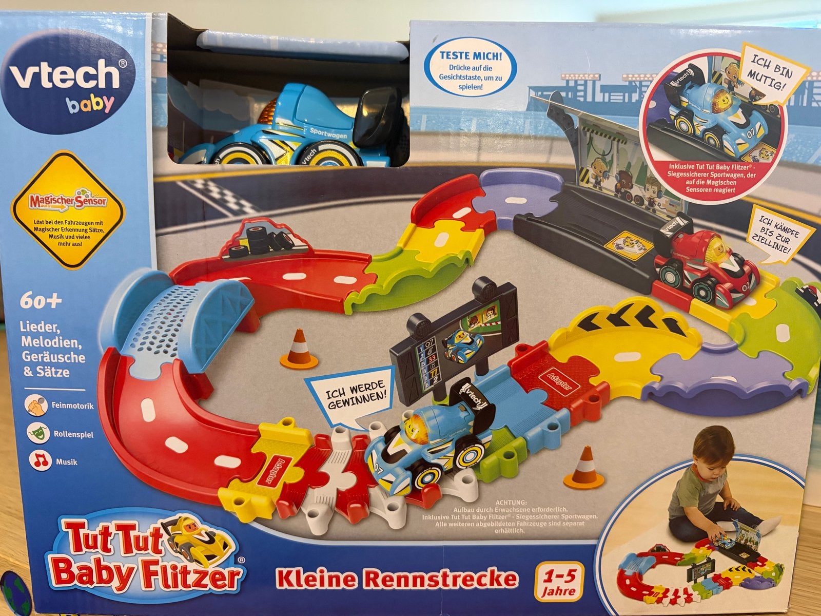 VTech Baby Tut Tut Baby Flitzer Kleine Rennstrecke, Ophalen of Verzenden, Zo goed als nieuw, Overige merken