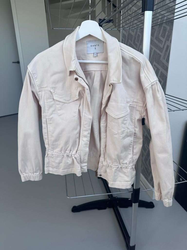 Dante 6 spijkerjasje maat 1, Ophalen of Verzenden, Zo goed als nieuw, Maat 34 (XS) of kleiner, Beige
