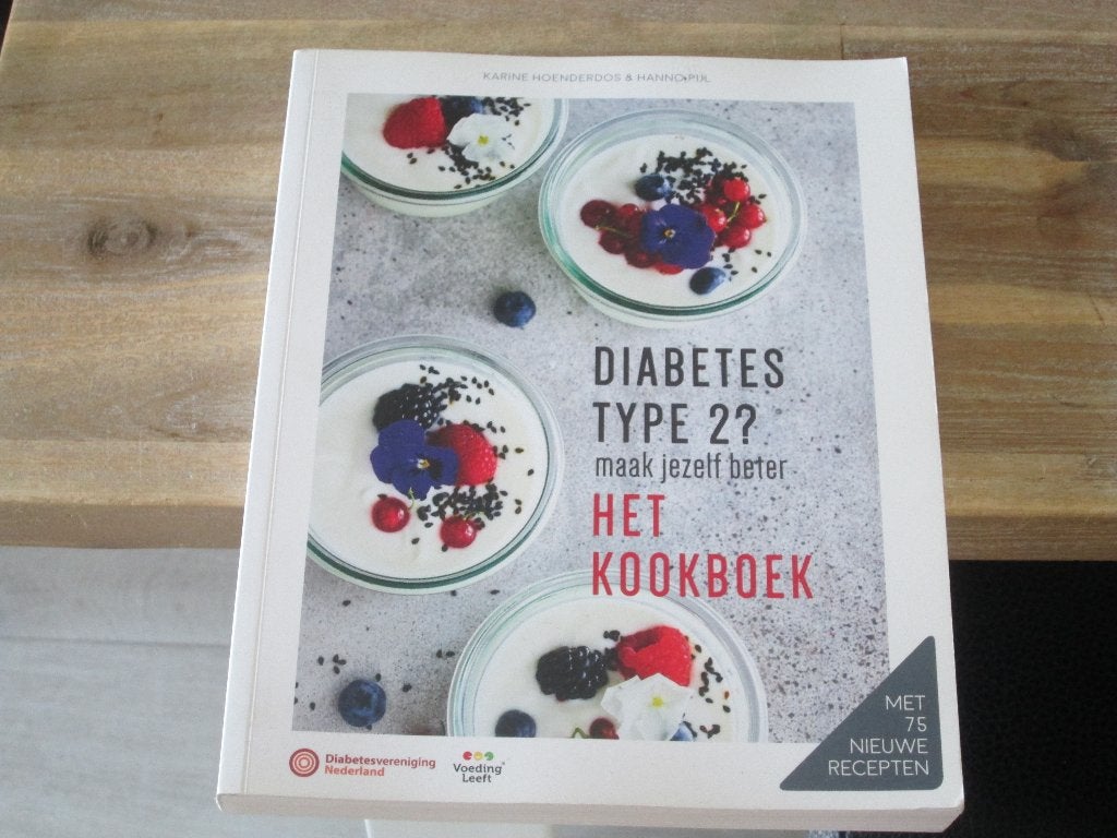 diabetes type 2? het kookboek Karine Hoenderdos, Ophalen of Verzenden, Nieuw