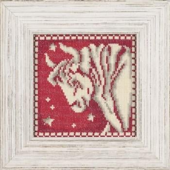 Borduurpakket Sterrenbeeld Stier 34973, Hobby en Vrije tijd, Borduren en Borduurmachines, Nieuw, Borduurpakket, Handborduren, Ophalen of Verzenden