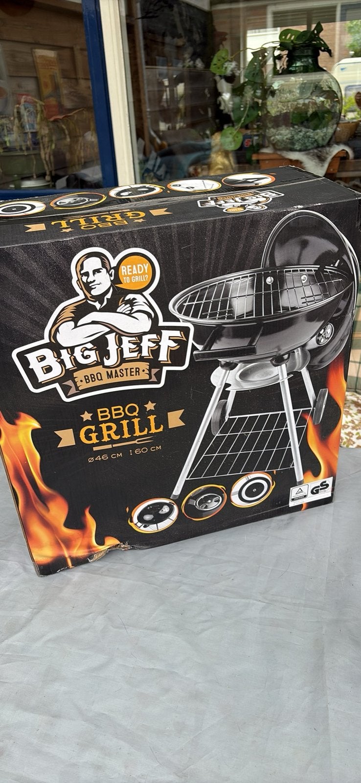 Bbq big jeff nieuw, Tuin en Terras, Houtskoolbarbecues, Ophalen of Verzenden, Nieuw