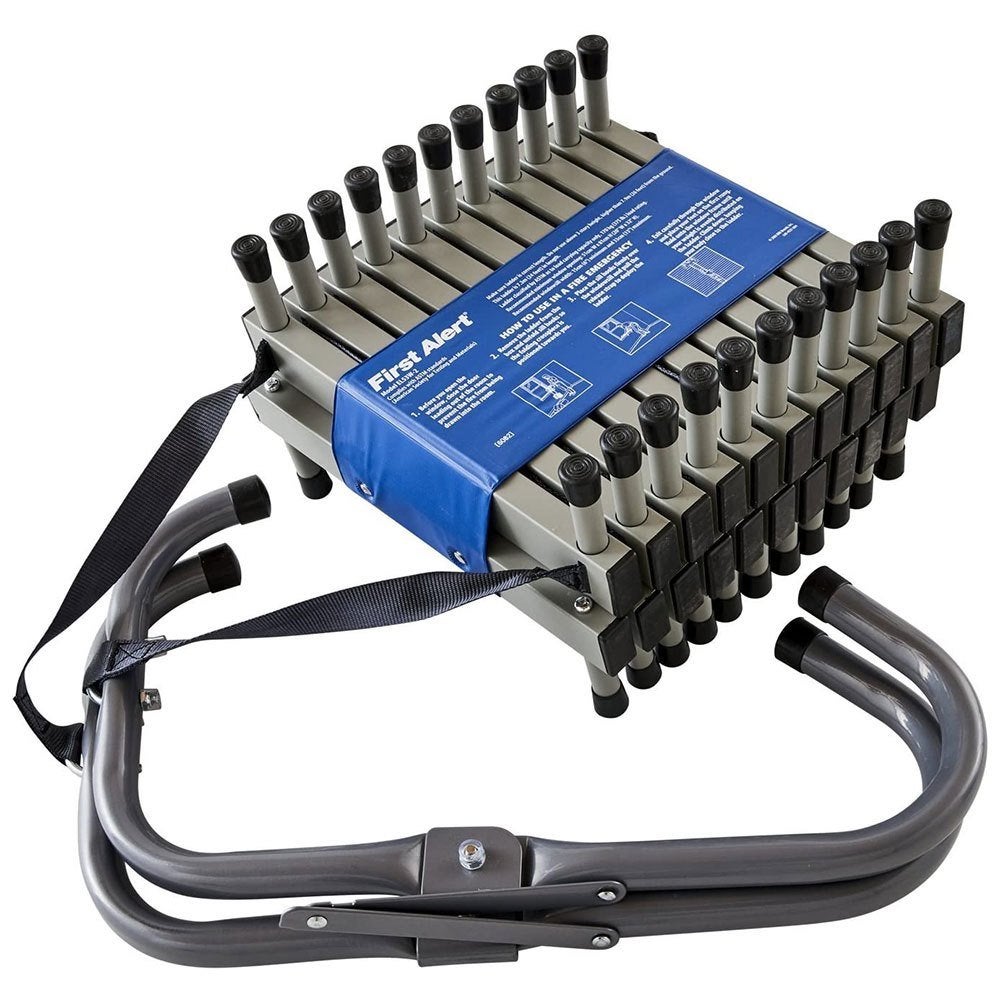First Alert Fire escape ladder (3 verdiepingen)., Doe-het-zelf en Verbouw, Ophalen, Zo goed als nieuw, Ladder, Opvouwbaar of Inschuifbaar
