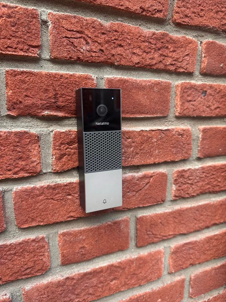 Netatmo Smart Video Deurbel met Apple HomeKit, Huis en Inrichting, Deurbellen, Ophalen of Verzenden, Bewegingsdetectiesensor, Zo goed als nieuw